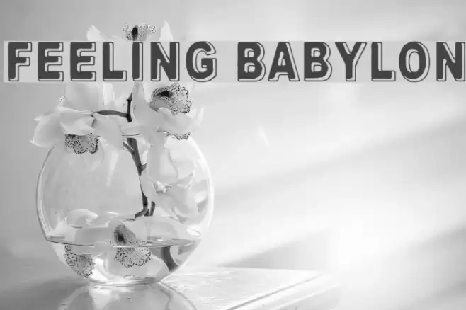 Feeling Babylon Шрифта examples