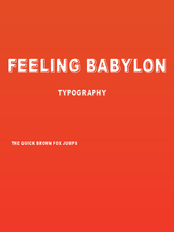 Feeling Babylon Poster