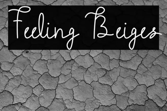 Feeling Beiges Font examples