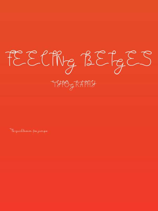 Feeling Beiges Poster