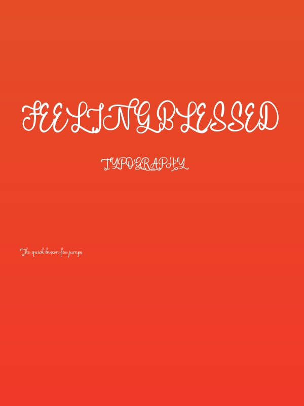 Feeling Blessed Poster