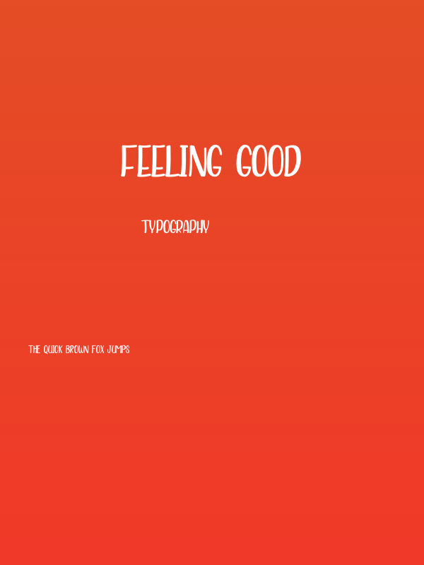 Feeling Good Poster