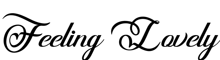 Feeling Lovely  font caratteri gratis