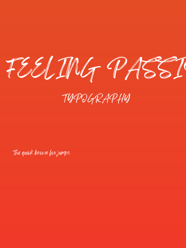Feeling Passionate Regular Poster