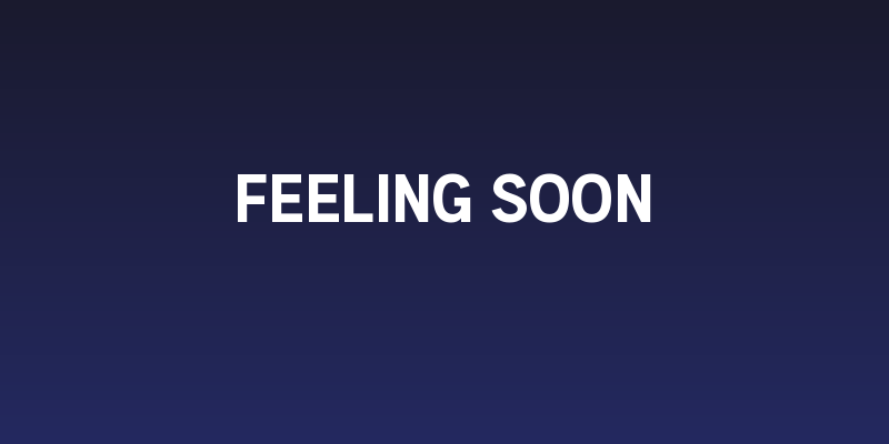 Feeling Soon Social Header