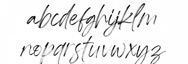 Feeling Steady Personal use fon Schriftart Kleinbuchstaben