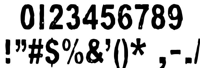 Feelings On / Off Font OTHER CHARS