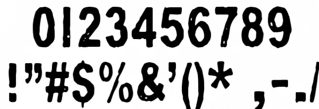 Feelings On / Off Font OTHER CHARS