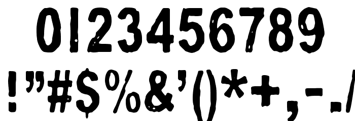 Feelings On / Off Font OTHER CHARS
