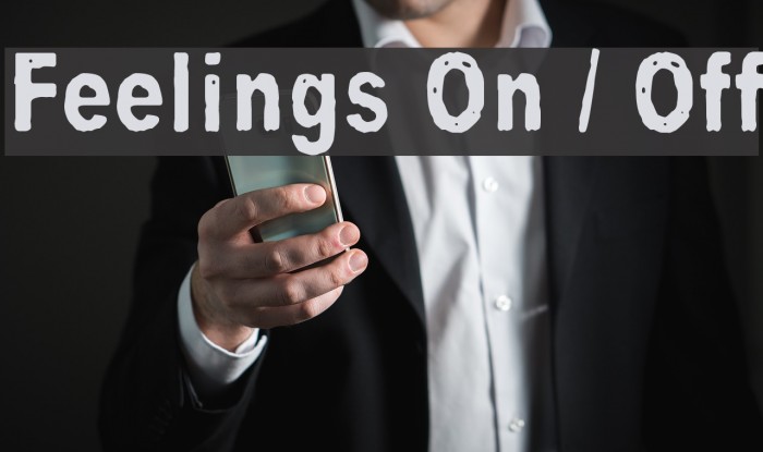 Feelings On / Off Font examples