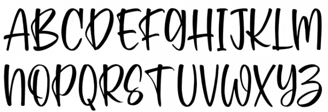 Feelista Regular 字体 大写