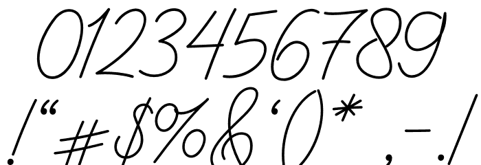 Feels so Good Font OTHER CHARS