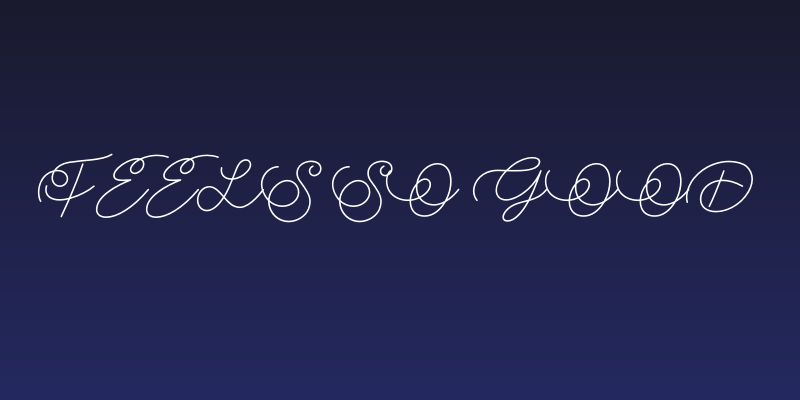 Feels so Good Social Header