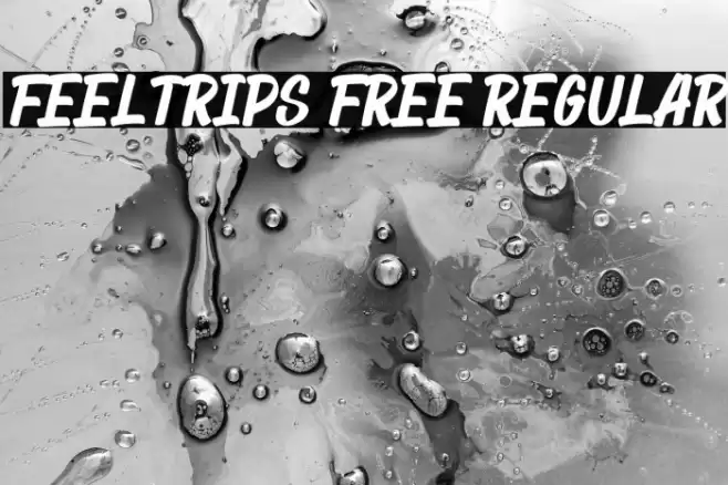 Feeltrips Free Regular Font examples