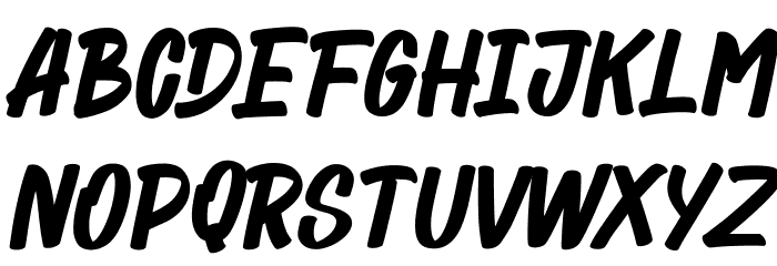 Feeltrips Free Regular Font LOWERCASE