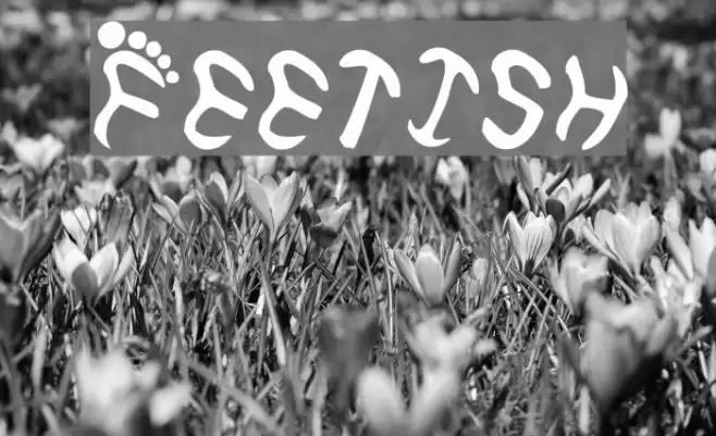 Feetish Font examples