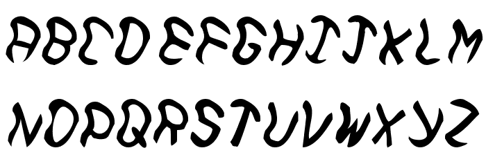Feetish Font LOWERCASE