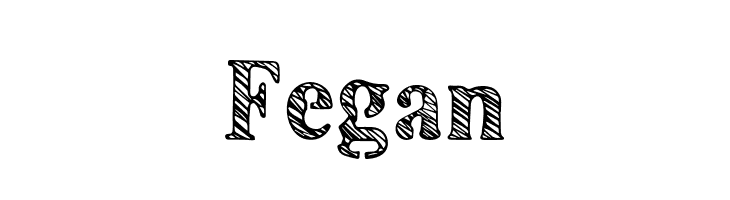 Fegan  フリーフォントのダウンロード