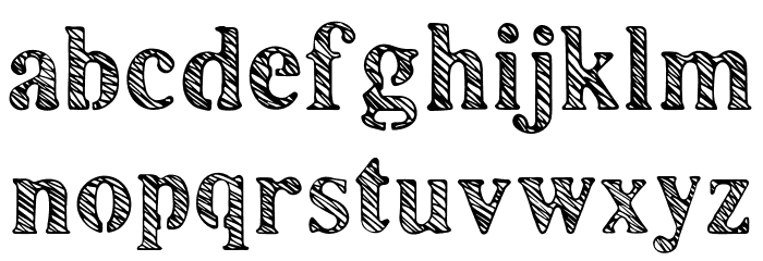 Fegan Font LOWERCASE
