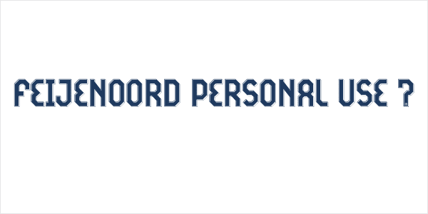 Feijenoord Personal Use 7 Logo