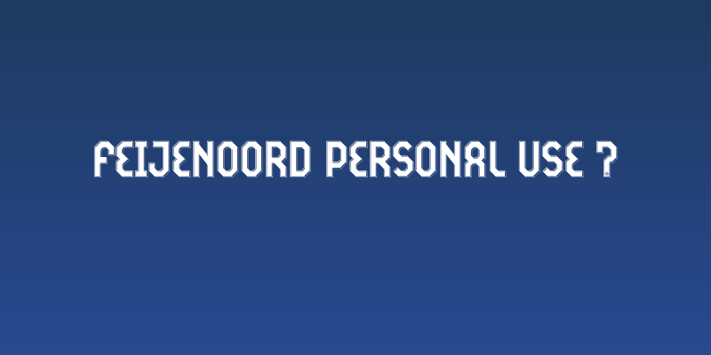 Feijenoord Personal Use 7 Social Header