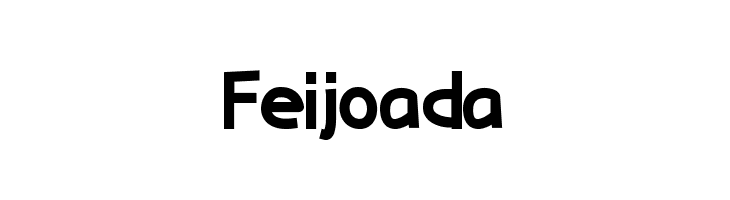 Feijoada Schriftart