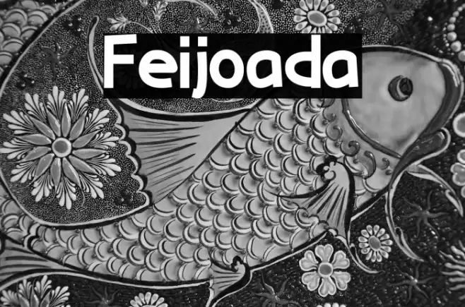 Feijoada Font examples