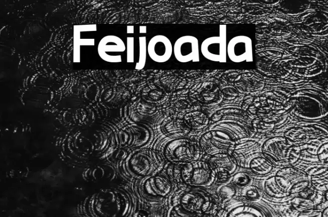 Feijoada Font examples