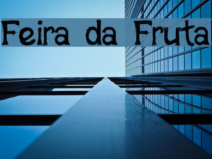 Feira da Fruta フォント examples