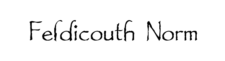 Feldicouth Norm Font