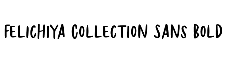 Felichiya Collection Sans Bold  Fuentes Gratis Descargar