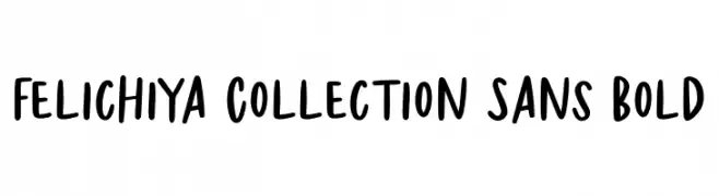 Felichiya Collection Sans Bold  Frei Schriftart Herunterladen