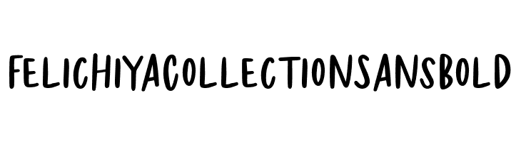 Felichiya Collection Sans Bold  Fuentes Gratis Descargar