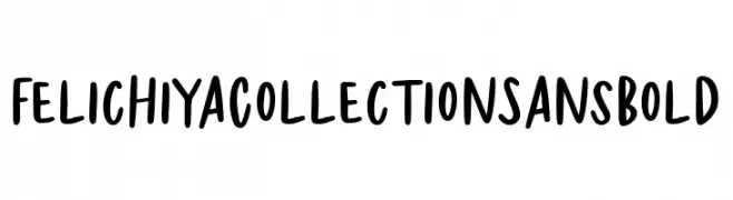 Felichiya Collection Sans Bold  font caratteri gratis