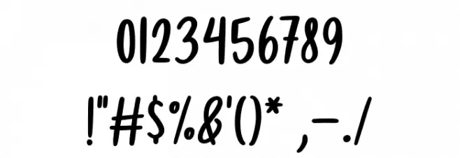 Felichiya Collection Sans Bold Font OTHER CHARS