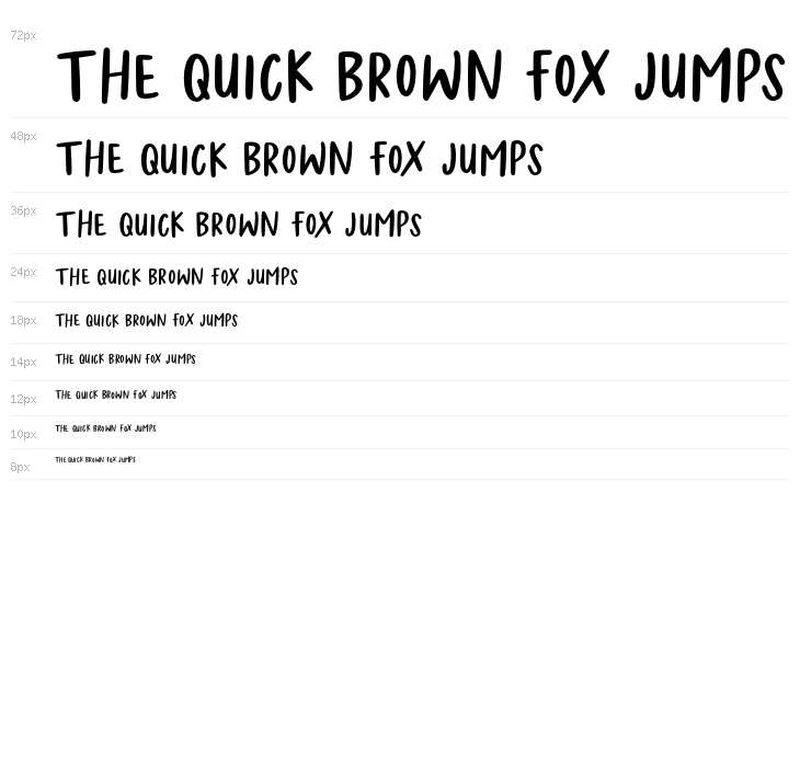 Felichiya Collection Sans Bold Waterfall