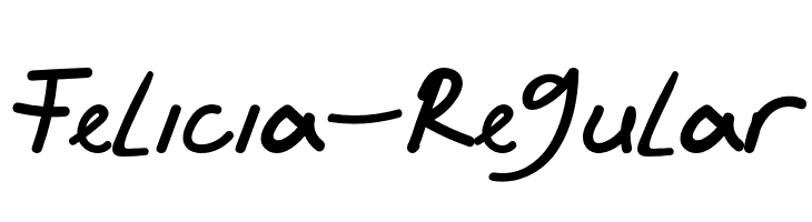 Felicia-Regular  免费字体下载