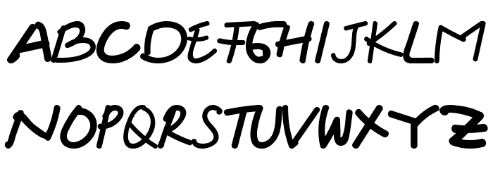 Felicia Regular Font UPPERCASE