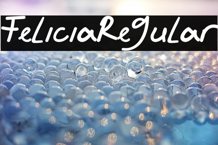 Felicia Regular Example 3