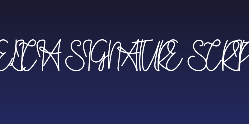 Felicia Signature Script Social Header