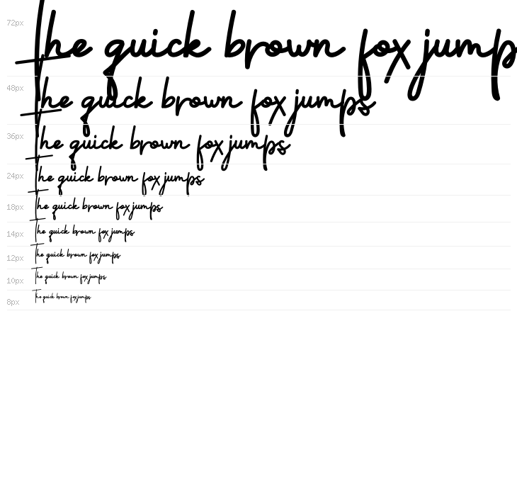 Felicia Signature Script Waterfall