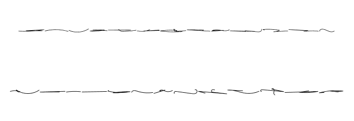 Felicia Signature Swash Font LOWERCASE