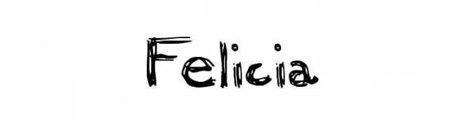 Felicia  नि: शुल्क फ़ॉन्ट्स डाउनलोड