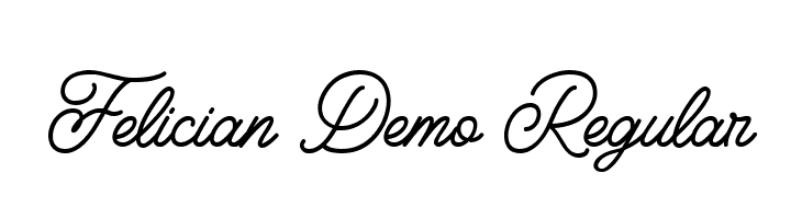 Felician Demo Regular  नि: शुल्क फ़ॉन्ट्स डाउनलोड