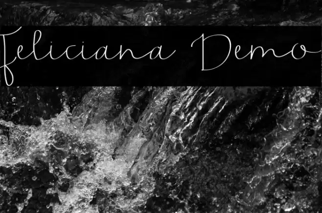 Feliciana Demo Font examples