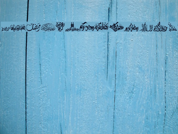 Felicitation Arabic_Ramadan Font examples