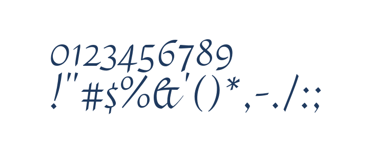 Felipa Regular Other Characters