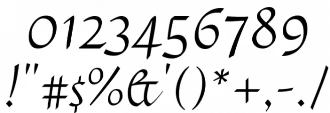 Felipa Schriftart Anderer Schreiben
