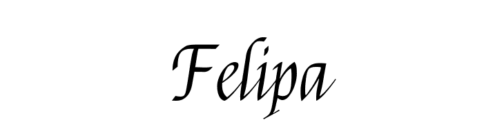 Felipa  フリーフォントのダウンロード
