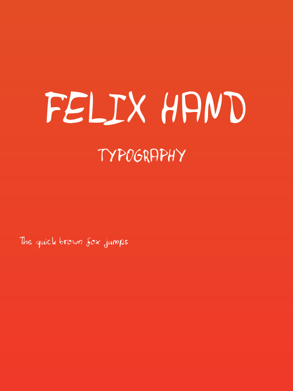 Felix Hand Poster